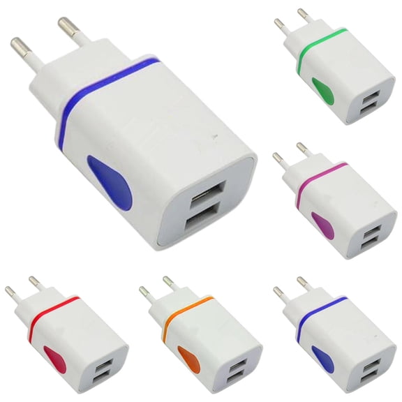 LED Light Up Charging Cable Set 5 Pack — EU Standard USB Charger Cord with Glowing Effect, Multi-Color Data Sync Cable for Smartphones and Devices