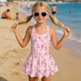 thumbnail image 3 of Uorisanigo Girls One Piece Swimsuits Modest Size 12-13 Polyester and Spandex Fabric Summer Swim Dress Back Strap Swimwear Summer Beach, Kawaii Axolotl, 3 of 6