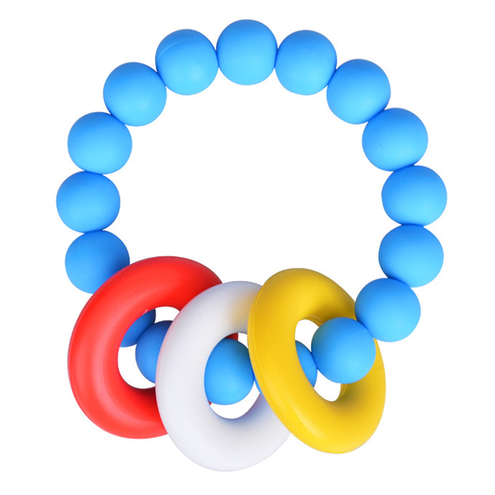 moobom Silicone And Baby Teething Toys,Silicone Teether Ring For 3