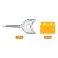 thumbnail image 3 of Uxcell 10pcs Port Blocker Locking SFP Port/Dust Blocker with Metal Color Coded Keys Yellow, 3 of 5