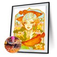 thumbnail image 2 of Diamond Painting 5D DIY Full Round Drill Piscis Girl Kit Decoración para el hogar (GS3237) FLhrweasw Nuevo, 2 of 9