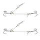 thumbnail image 2 of Pesca Anzuelos triples con púas para pesca tornillo de aparejo poco profundo aguijones en espiral aparejos 2 uds. Barbie Nuevos Originales, 2 of 6