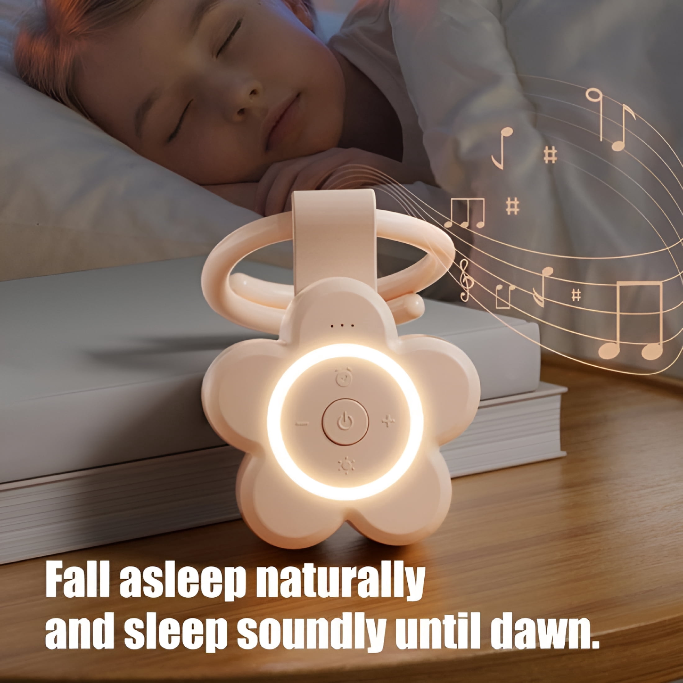 XIRQI 2026 New Portable Baby Sound Device White Noise Timers Sleep Aid Travel Soothers Stroller Clip Baby Sound Machine for Sleeping