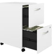 thumbnail image 6 of Studio C 2 Drawer Mobile File Cabinet in White - Engineered Wood, 6 of 7