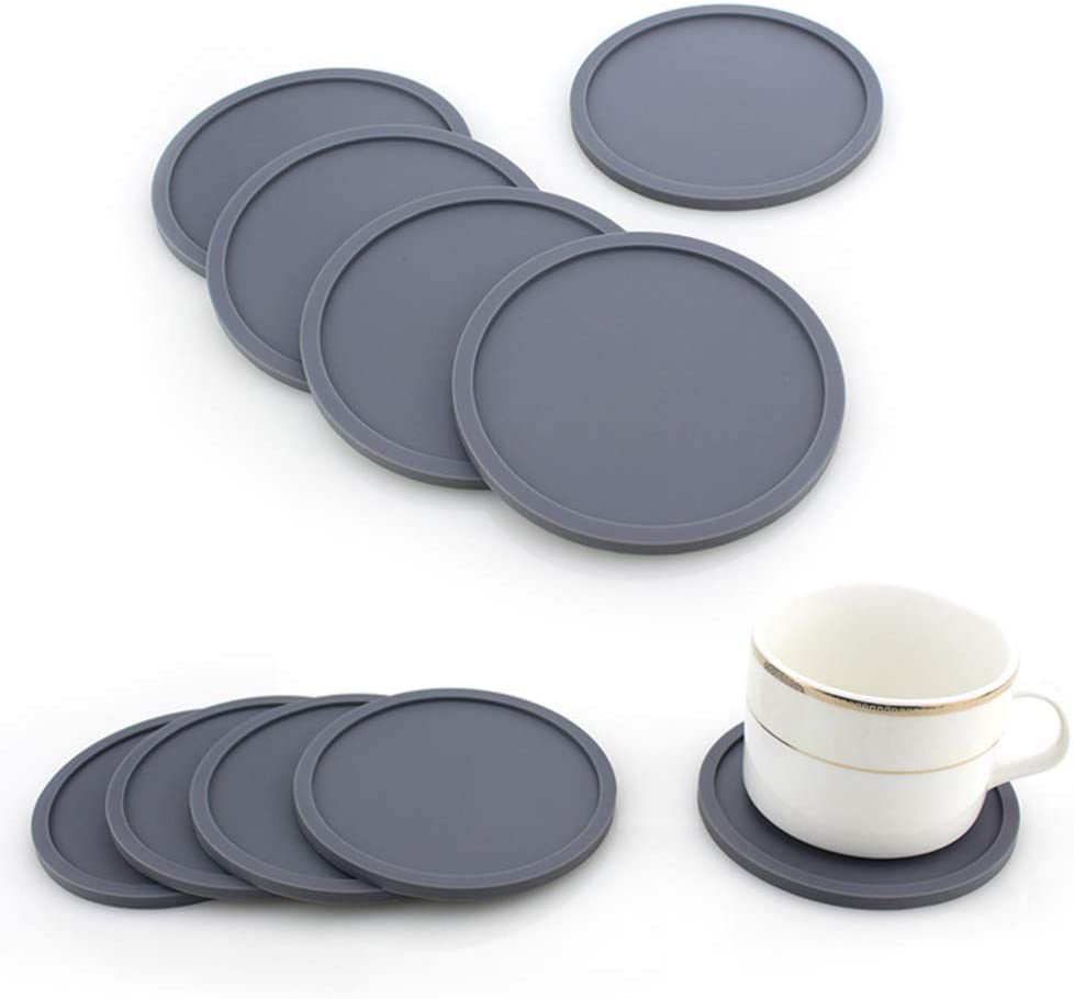 Cup Mat Tableware with Holder Set of 8 Drink Coasters  Gift Cup Costers 