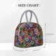 thumbnail image 2 of Balery Vintage Floral Bolsa de Almuerzo para Mujeres, Caja de Almuerzo, Bolsa de Almuerzo Pequeña Impermeable, Tote de Almuerzo Reutilizable con Gran Capacidad, 2 of 6