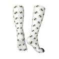 thumbnail image 5 of Lsque Bee Printed Crew Socks Men's Women's LightWeight Thin Casual Calf Socks ,Knee High Socks,Cotton Socks, 5 of 9