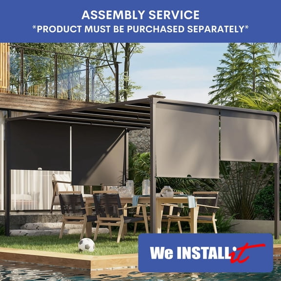 Home Installation Service - Metal Pergola Assembly (14 to 16 ft, Determined by Longest Side)
