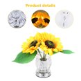 thumbnail image 2 of Adornos de lámpara de flor de girasol de carga USB de luz de noche de girasol LED 300mAh, 2 of 9