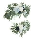 thumbnail image 1 of Flor artificial colgante Sunnimix Corona de flores de seda Azul, 1 of 7