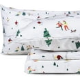 thumbnail image 1 of PC Deep Pocket Queen Sheet Set Fit Breathable Microfiber Soft Queen Size Sheet Set Hotel Style Bed Sheet Set for Women Men Flower, 1 of 8