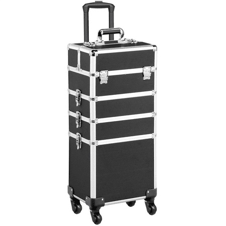 professional rolling makeup train case