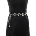 thumbnail image 3 of Cinturón de Cadena de cuerpo de mujer Colcomx Moda Cadena de la cintura Plata, 3 of 6
