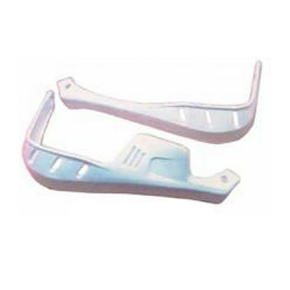 New Emgo ATV MX Reinforced Plastic Handguards - White Pair, M97930, 79-97930