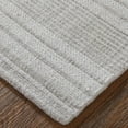 thumbnail image 3 of Feizy Highview Modern Stripes, Gray/Ivory, 2' x 3' Accent Rug Easy Care Handmade Stain Resistant Casual Solid Floor Rug for Living room Bedroom, 3 of 8