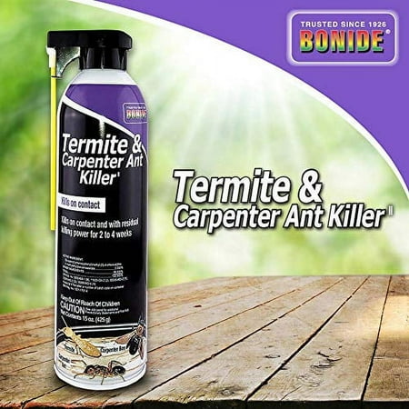 Bonide Termite and Carpenter Ant Control Spray - Liquid Repellent - 15 Oz Can