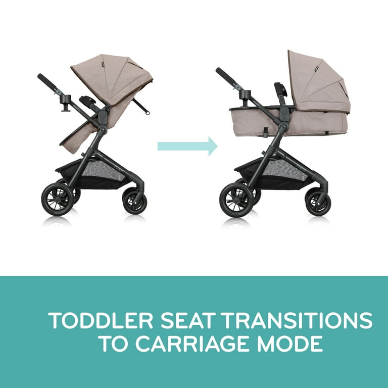 Evenflo Pivot Modular Travel System with LiteMax Infant Car