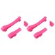 thumbnail image 5 of Plastic Beach Bag Hooks Accessories for Bogg Bags Insert Charm Cutie Cup Holder Connector Key Holder Rose Red, 5 of 5