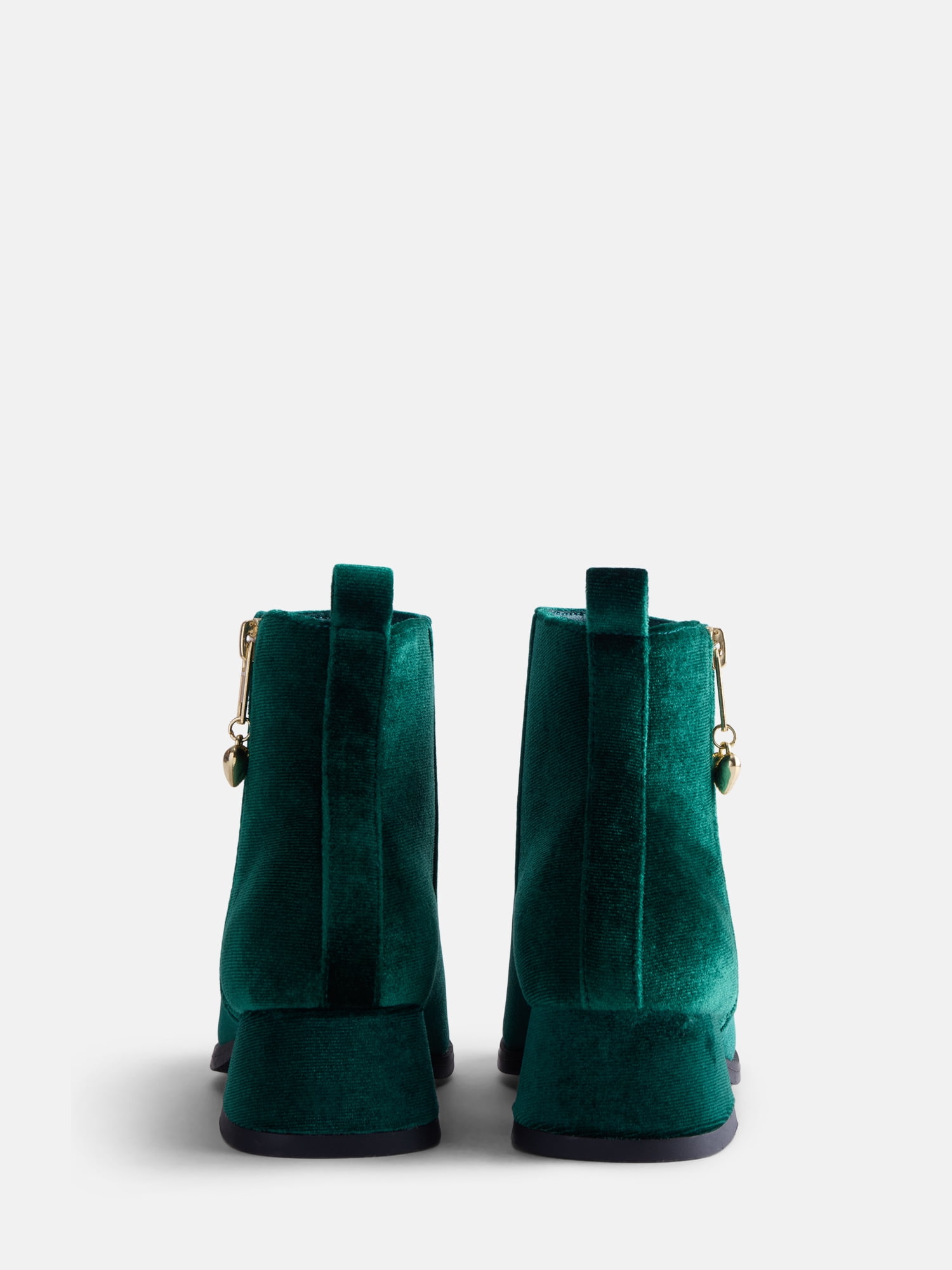 Wonder Nation Girls Faux Suede Velvet Boots