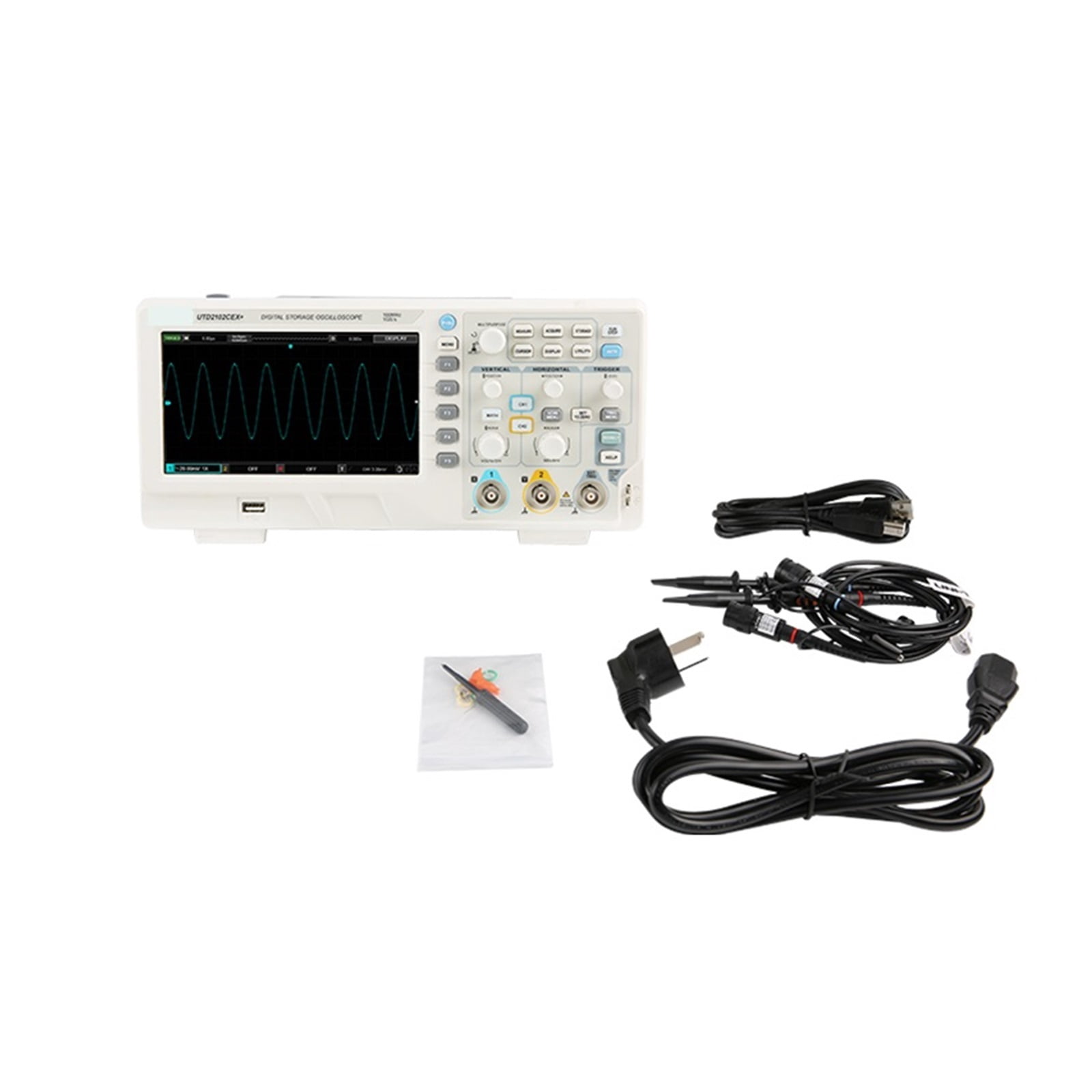 Digital Storage Oscilloscope UTD2102CEX UTD2102CEX+ 2 Channels 100mHz Portable USB Oscilloscope 1GSa/S Sampling Rate ,Professional Designed