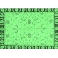 thumbnail image 1 of Ahgly Company Indoor Rectangle Abstract Emerald Green Modern Area Rugs, 4' x 6', 1 of 4
