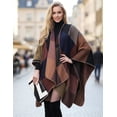 thumbnail image 2 of YooGuoGuo Women's Shawl Wraps Open Front Poncho Cape Oversized Sweaters Casual Cardigan Shawls for Fall Winter, 2 of 9