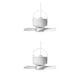 thumbnail image 1 of Naiovety Ventilador de techo USB Ventiladores eléctricos silenciosos de 4 aspas con gancho Herramientas para colgar al aire libre de 3 Blanco 2Conjunto, 1 of 6