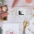 thumbnail image 6 of 3drose, Wakeboarder Water Sport Silhouette, 3 inch Snowflake Porcelain Ornament, 6 of 7