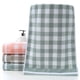 thumbnail image 5 of Nvzi Toalla de cara a cuadros de 32 hebras, 2 piezas, toalla de mano de algodón suave para el hogar,altamente absorbente para ducha, piscina, toalla de mano de 13,78 x 29,53 pulgadas (verde), 5 of 5