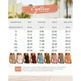 thumbnail image 3 of Eytino Womens Tank Tops High Neck Summer Sleeveless Cami Tops Basic Workout Ribbed Tank, 3 of 4