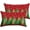 Red Backgrand, variant on Merry Christmas Pillow Covers 12x20 Inch Set of 2, Xmas Trees Lumbar Cover,Seasonal Winter Decoration for Home Décor Throw Cushion Case for Sofa Bed Couch