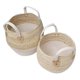 thumbnail image 1 of Cesta de almacenamiento, cesta decorativa, cesta de ropa con asa, cesta de almacenamiento, caja de almacenamiento de escritorio, beige, beige, 1 of 5
