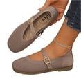 thumbnail image 5 of Willtoo Women's Mary Jane Flats Comfortable Dressy Ballet Flats Casual Round Toe Slip On Washable Knitted Fabric Office Work Woman Shoes, 5 of 5
