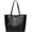 Black New, variant on Women's Soft Faux Leather Tote Shoulder Bag from, Big Capacity Tassel Handbag