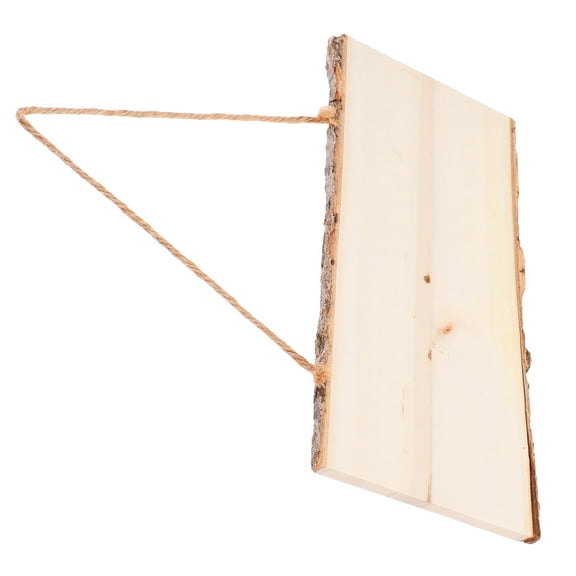 ibasenice Blank Wood Plaques Unfinished Wooden Cutout Multi 1Set