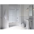 thumbnail image 4 of Kohler 707000-L-ABZ 55.5 in. H x 59.625 in. W Revel Sliding Bath Door with 0.25 in. Thick Crystal Clear Glass - Anodized Dark Bronze, 4 of 7