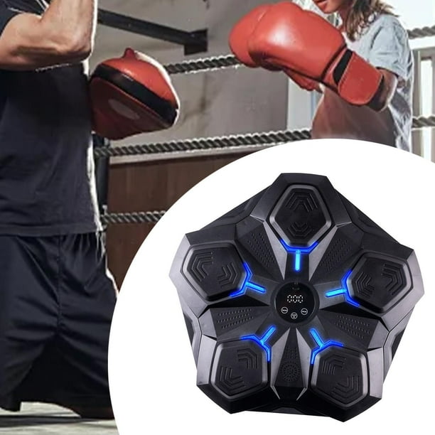 Máquina de boxeo musical perfecl equipo de entrenamiento de boxeo ajustable electrónico 17,72 pulgadas