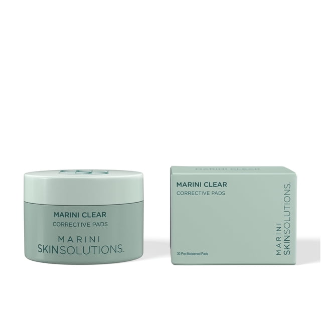 Toallitas Exfoliantes Marini SkinSolutions Clear, Paquete de 30