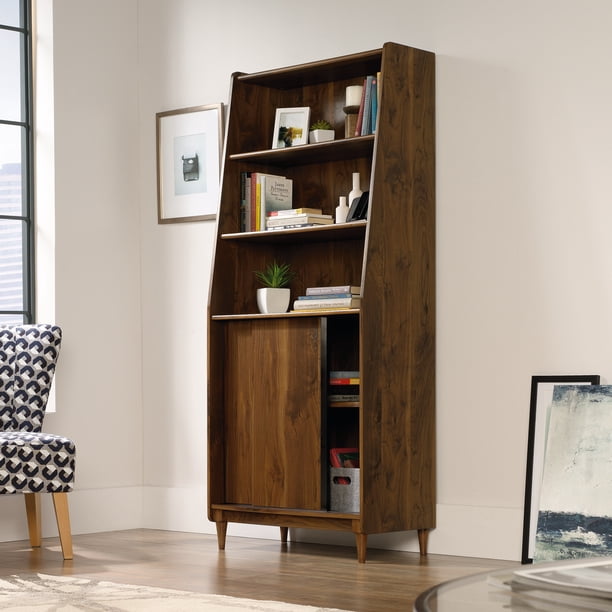 Sauder Harvey Park Wide Bookcase, Grand Walnut Finish - Walmart