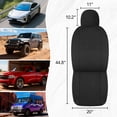 thumbnail image 6 of Auto Drive 1Piece Flint Car Seat Cover, Universal Fit, Black, 6 of 8