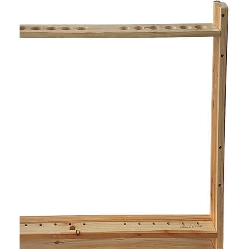 Rush Creek Creations Rustic Pine 2 Bow 12 Arrow Wall Storage Rack