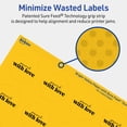 thumbnail image 5 of Avery Printable Round Labels, Bright Yellow, 1-5/8" Diameter, 400ct, 5 of 11