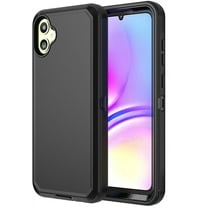Designed for Samsung Galaxy A05 Heavy Duty Case, Triple Layer Protection Shockproof Dropproof Dustproof Anti-Scratch Phone Case Cover for Samsung Galaxy A05,Black