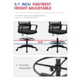 thumbnail image 7 of BestOffice Tall Drafting Office Chair, Lumbar Support, Adjustable Arms, Swivel Rolling for Adults(Black), 7 of 7