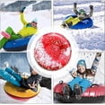 thumbnail image 4 of Snow Tube For Winter Happy Inflatable 31 Inch Heavy Duty Snow Sleds For Kids, 4 of 6