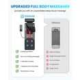 thumbnail image 3 of Comfier Full Body Massage Mat with Heat, Shiatsu Back Massager with 8 Vibration Motors&Kneading Rollers, Black, Gifts, 3 of 7