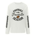 thumbnail image 4 of Dyegold Womans Sweatshirts Ladies Lightweight Crewneck Blouses Womens Long Sleeve Tops Women'S Tops Work Office Sport Long Sleeve ​Christmas ​Long Sleeve Womens Tops ​Labor Day, 4 of 5