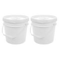 thumbnail image 1 of Cubo de plástico con tapa para toallitas húmedas, contenedor para guardar toallitas húmedas, organizador de toallas de papel para coche y baño, 2 unidades, 1 of 8