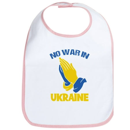 

CafePress - No War In Ukraine Pray For Peace Donbas M - Cute Cloth Baby Bib Toddler Bib