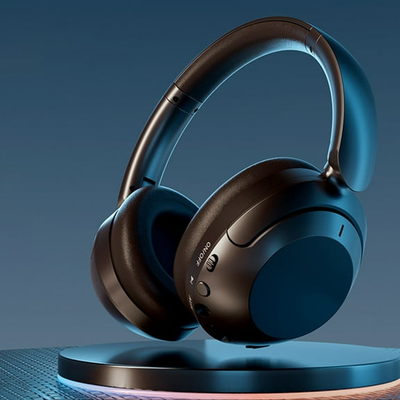 Oggfader Wireless Headphones Bluetooth Earphone HIFI Stereo Headset Mode Gaming Earbuds Over The Ear Headphone Black